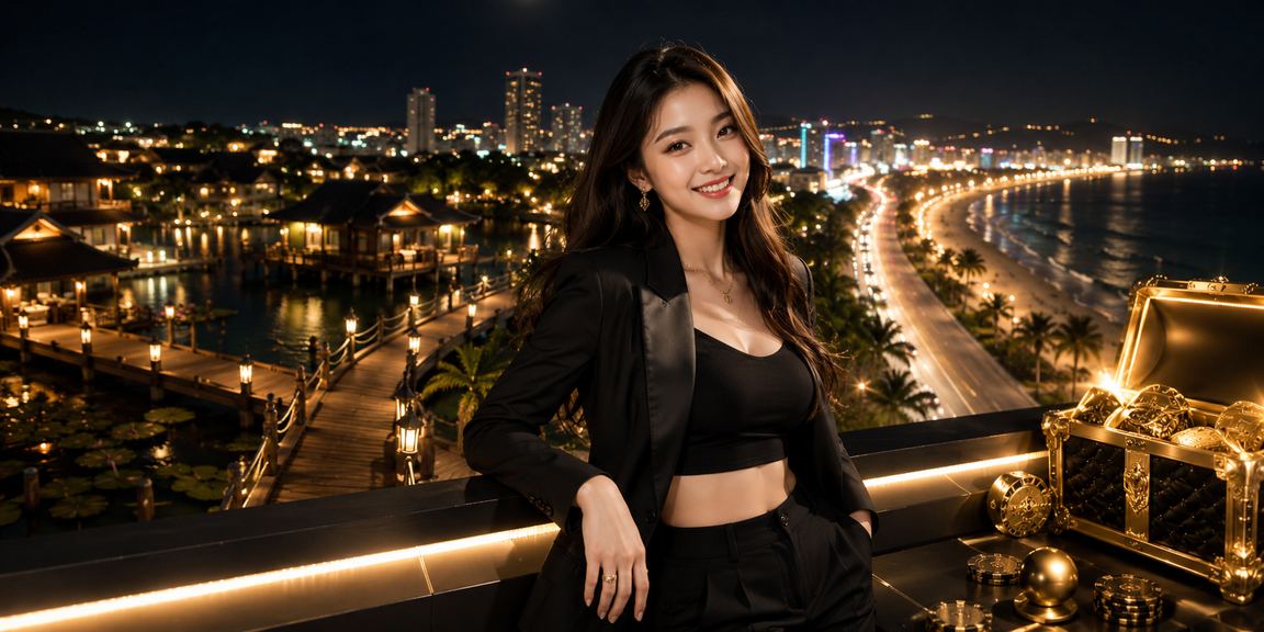 Không khí giải trí casino trực tuyến kết hợp nghỉ dưỡng biển Mũi Né